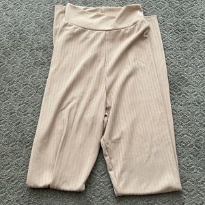 Nasty Gal Cream leggings